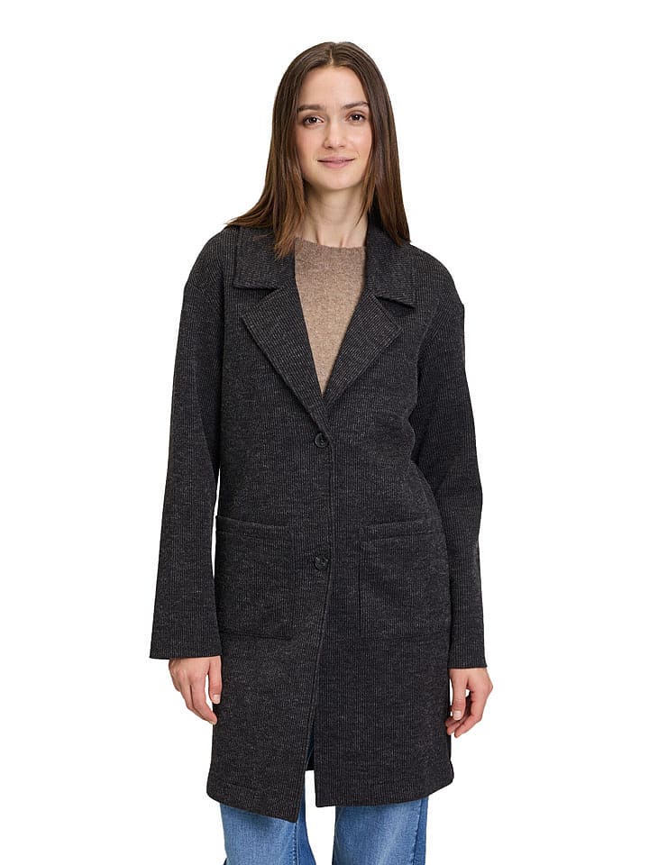 CARTOON Płaszcz przejściowy w kolorze antracytowym rozmiar: 38