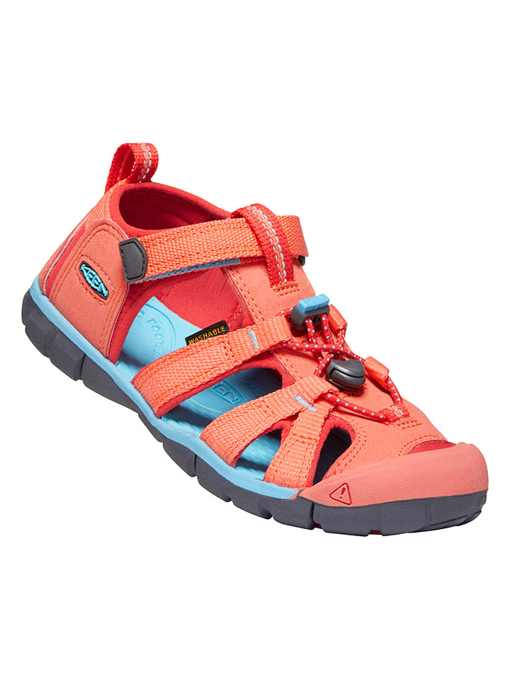 Keen Sandały "Seacamp II" w kolorze koralowym rozmiar: 37