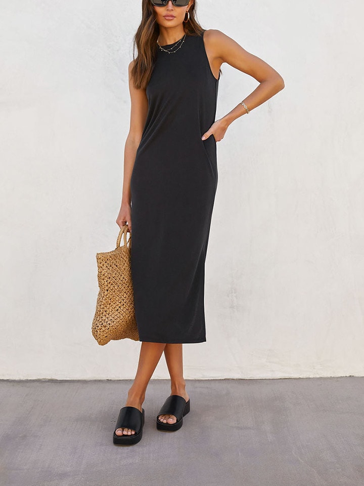 Milan Kiss Sukienka w kolorze czarnym rozmiar: L