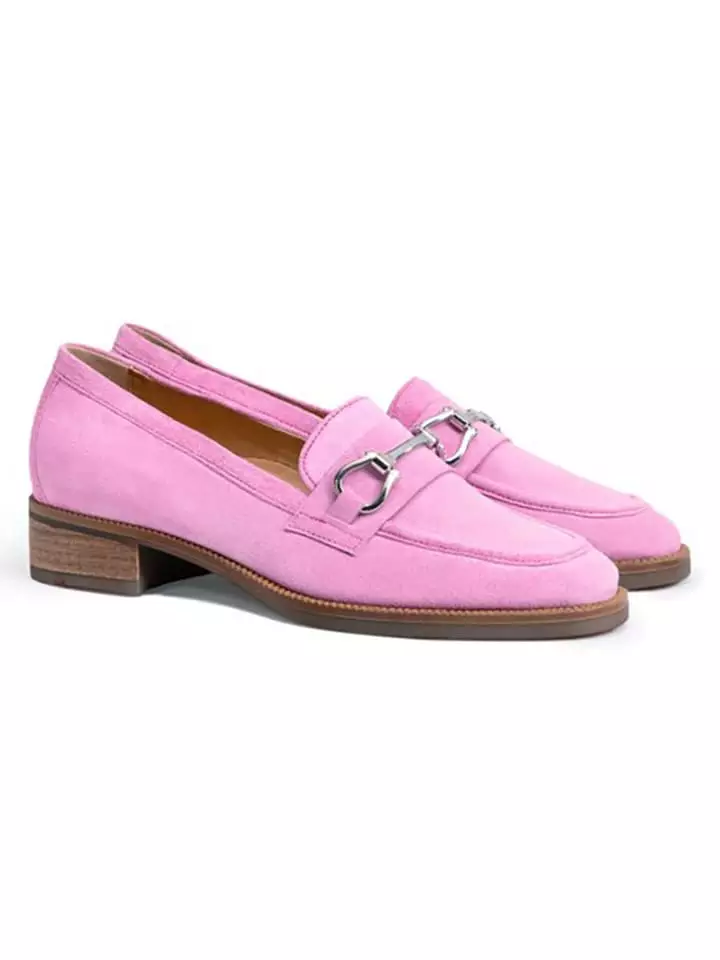 LLOYD Skórzane mokasyny w kolorze jasnoróżowym rozmiar: 41