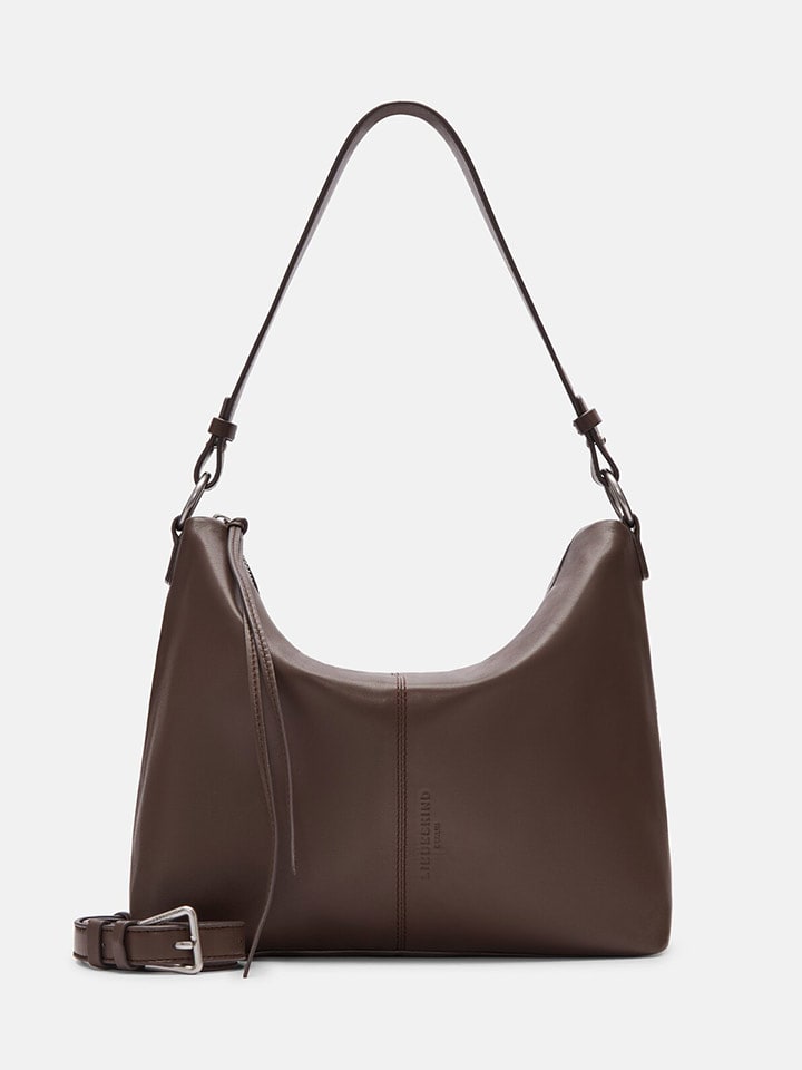 Liebeskind Berlin Skórzana torebka "Aissa" w kolorze brązowym - 25 x 25,5 x 12 cm rozmiar: onesize