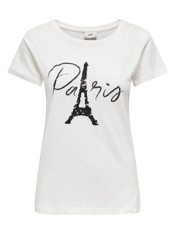 JDY Koszulka w kolorze białym rozmiar: XS