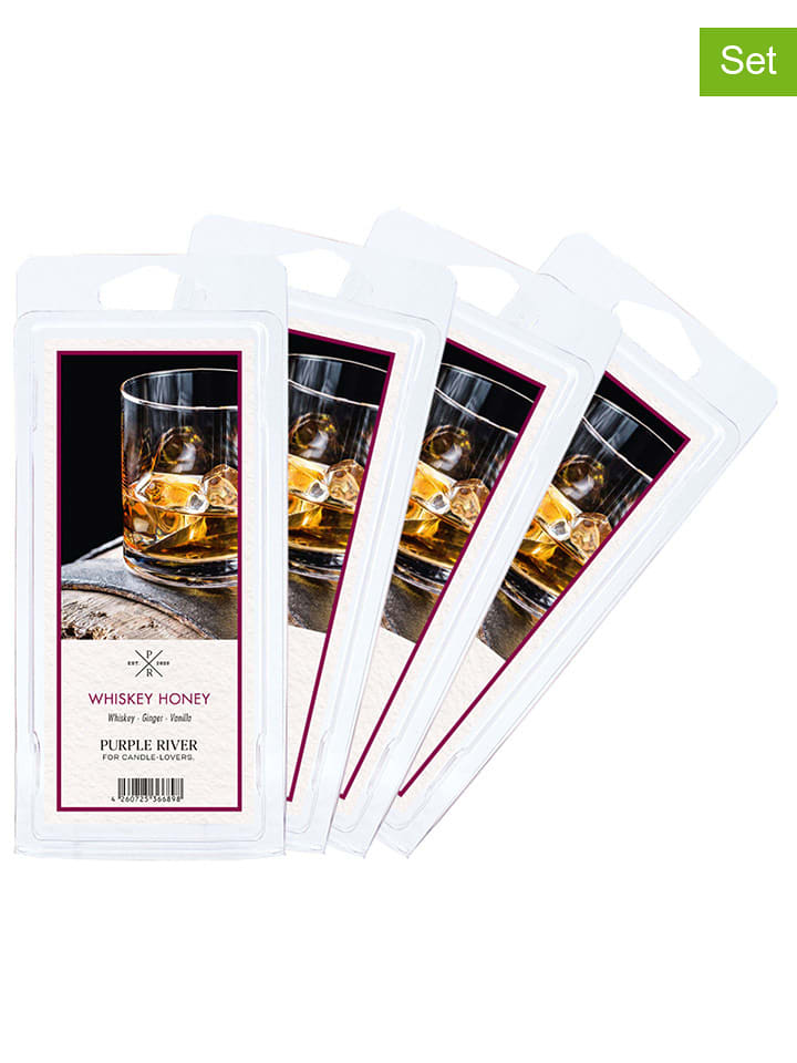 Purple River Woski zapachowe (4 szt.) "Whiskey Honey" - 4 x 50 g rozmiar: onesize