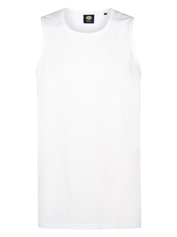 Petrol Industries Top w kolorze białym rozmiar: XL