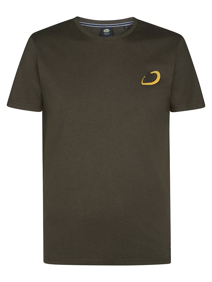 Petrol Industries Koszulka w kolorze khaki rozmiar: S