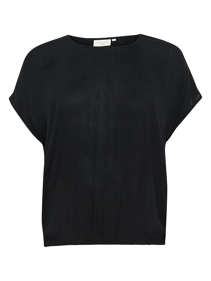 KAFFE curve Bluzka w kolorze czarnym rozmiar: 48