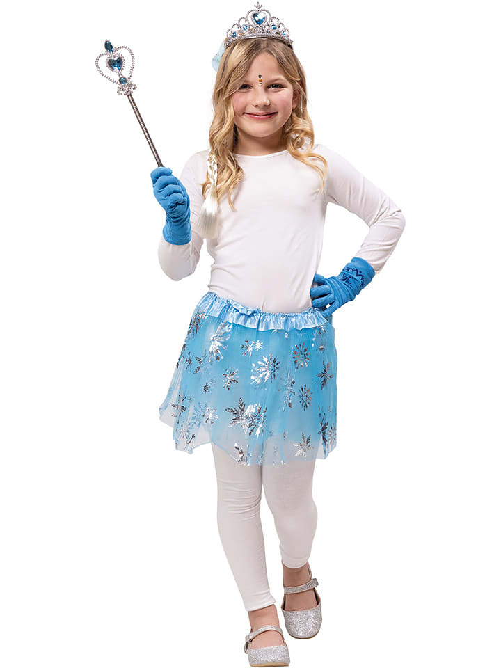 Party x People 5-częściowy kostium "Snowflake" w kolorze niebieskim rozmiar: onesize