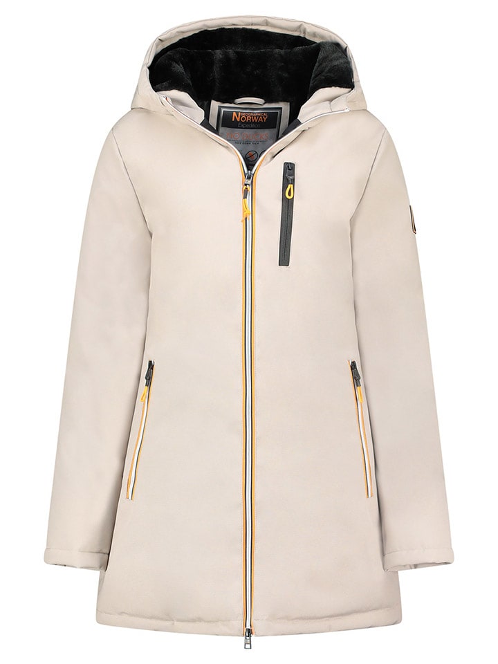 Geographical Norway Parka "Cassim" w kolorze kremowym rozmiar: L