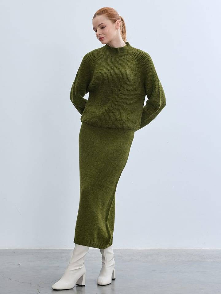 BGN Spódnica w kolorze zielonym rozmiar: 36