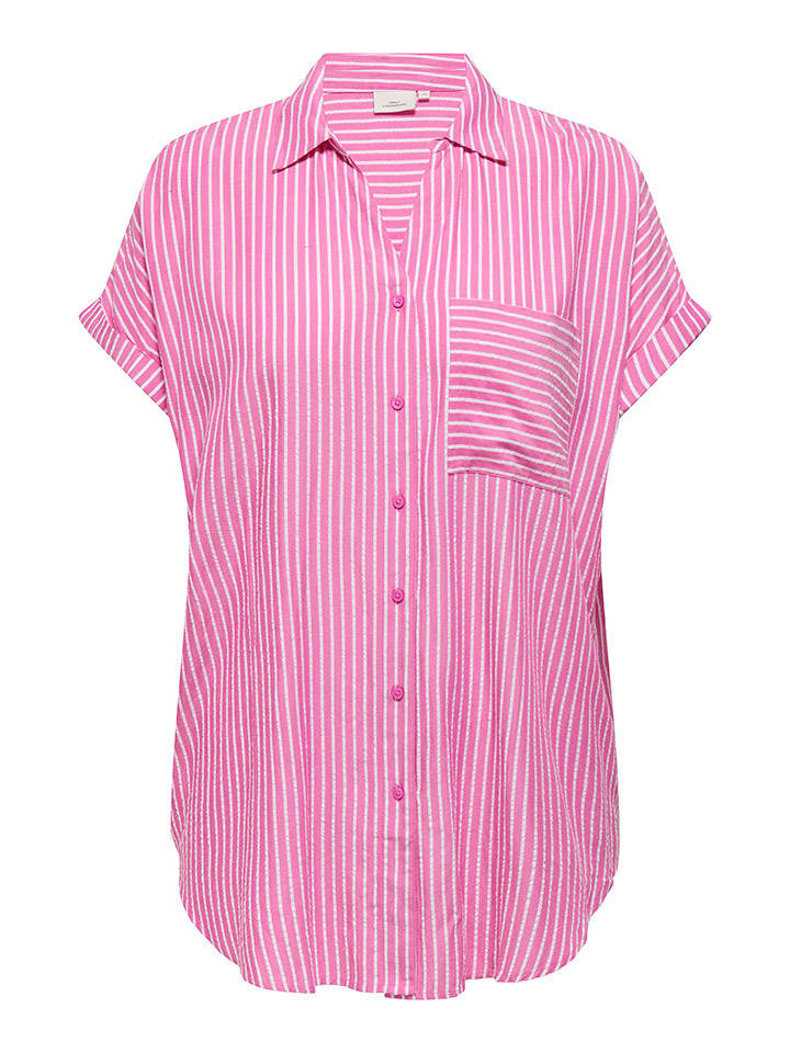 ONLY Carmakoma Koszula "Penna" w kolorze jasnoróżowym rozmiar: 46