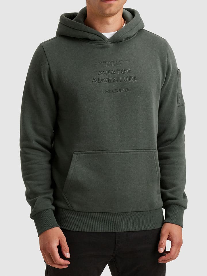 PME Legend Bluza w kolorze ciemnozielonym rozmiar: S