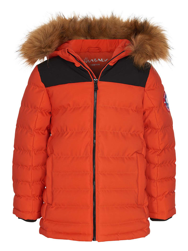 HULABALU Kurtka zimowa "Pass" w kolorze pomarańczowym rozmiar: 146/152