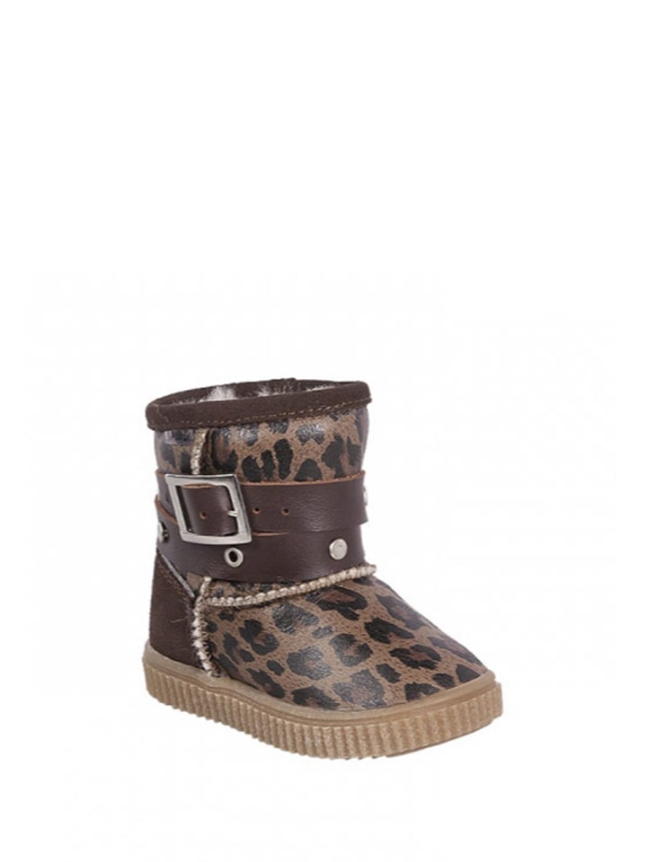 Bartek Skórzane botki w kolorze brązowo-czarnym rozmiar: 21