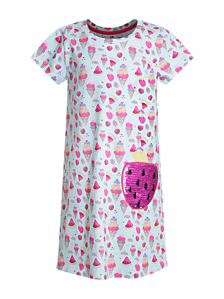 happy girls by Eisend Sukienka w kolorze błękitnym rozmiar: 122