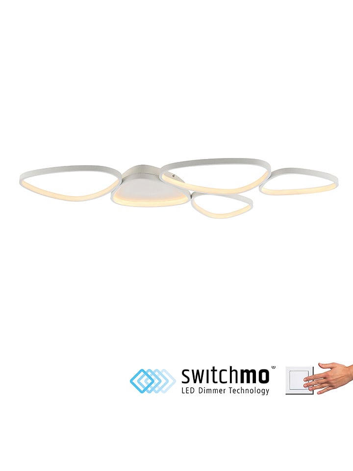 Just Light Lampa sufitowa LED w kolorze białym - 116,5 x 6,5 cm rozmiar: onesize