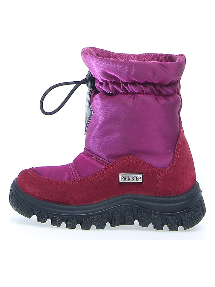 Naturino Kozaki zimowe "Varsa" w kolorze jagodowym rozmiar: 31