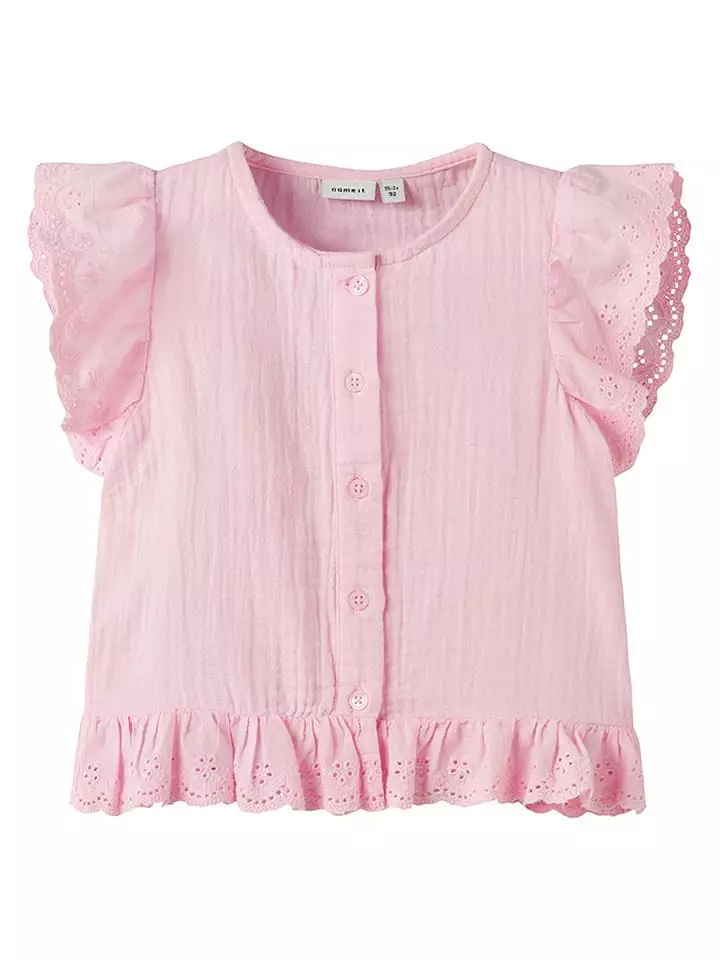 name it Koszulka "Hakki" w kolorze jasnoróżowym rozmiar: 92