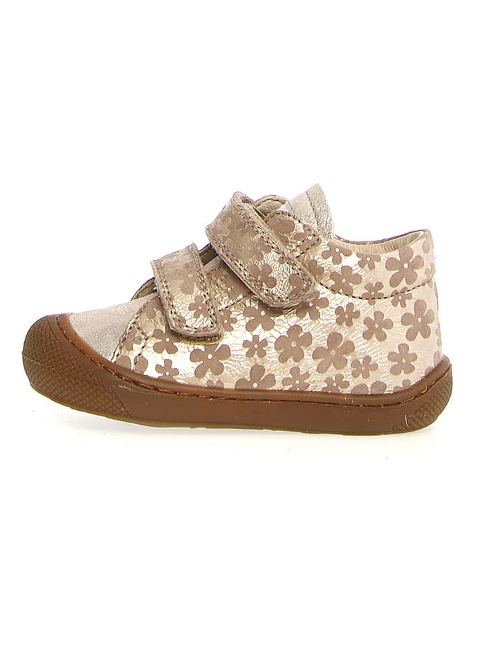 Naturino Skórzane buty "Cocoon" w kolorze beżowym do nauki chodzenia rozmiar: 18
