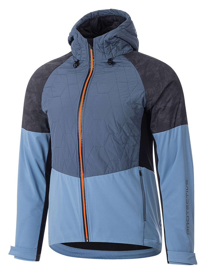 Protective Kurtka zimowa ''P-Flash'' w kolorze czarno-szaro-błękitnym rozmiar: 5XL