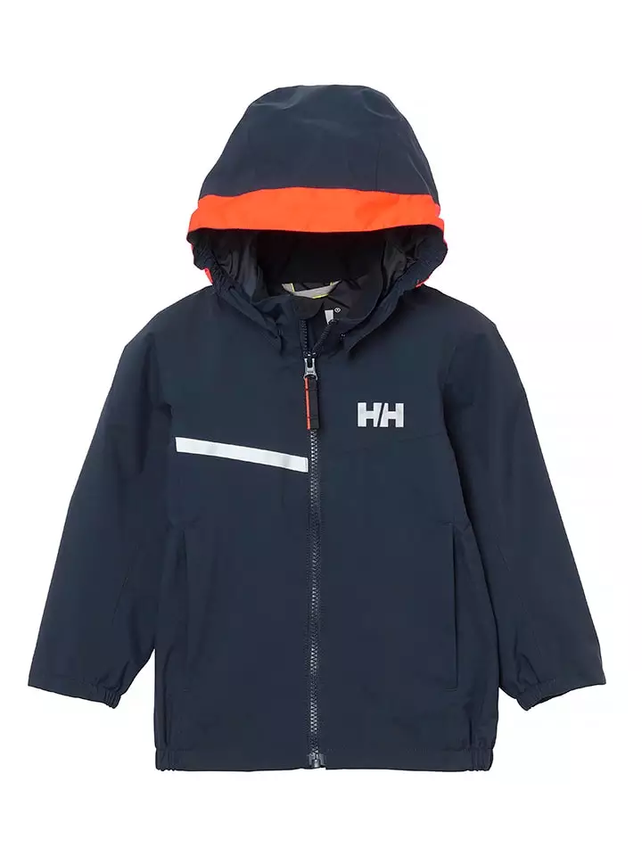 Helly Hansen Kurtka przeciwdeszczowa "Shelter" w kolorze granatowym rozmiar: 116