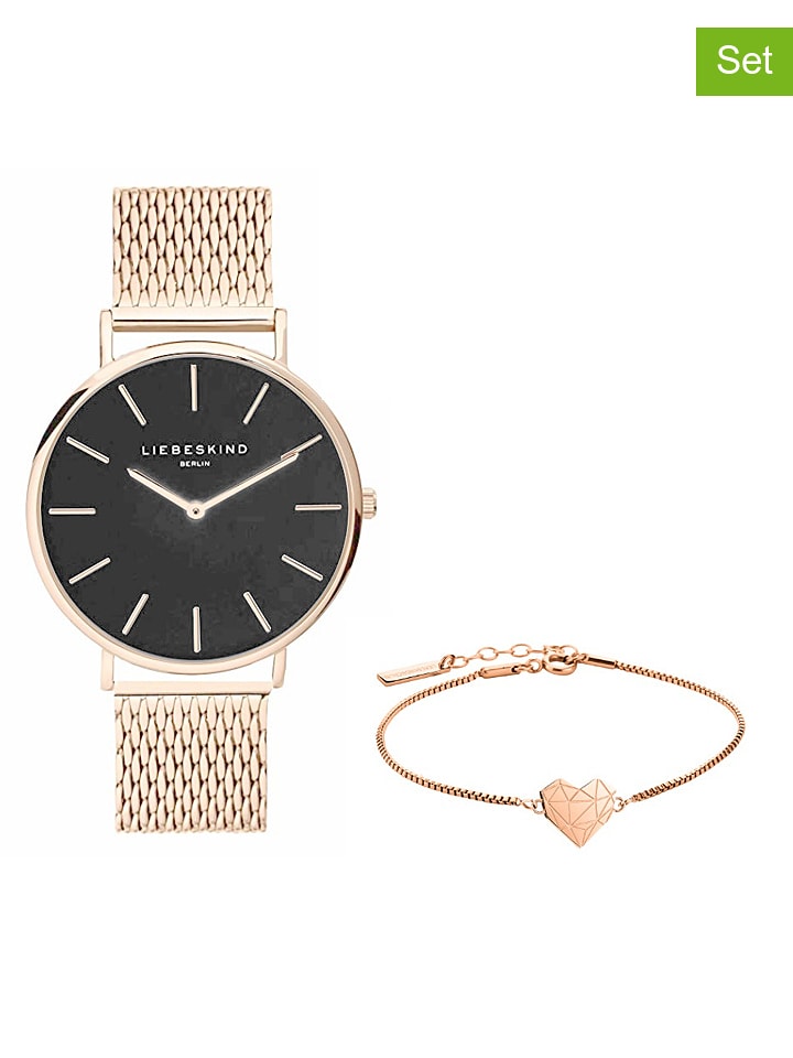 Liebeskind 2-częściowy zestaw w kolorze złotym rozmiar: onesize