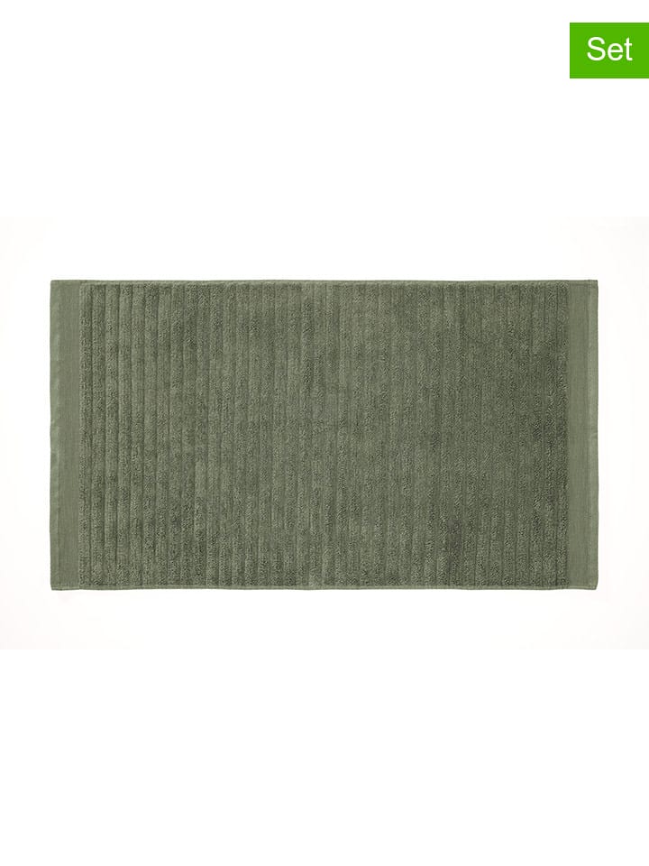 HNL Ręczniki (2 szt.) "Prestige" w kolorze khaki do rąk rozmiar: 60x110 cm