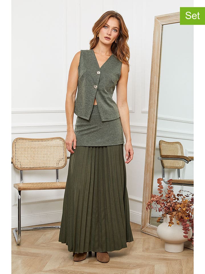 Joséfine 2-częściowy zestaw "Jigi" w kolorze khaki rozmiar: M