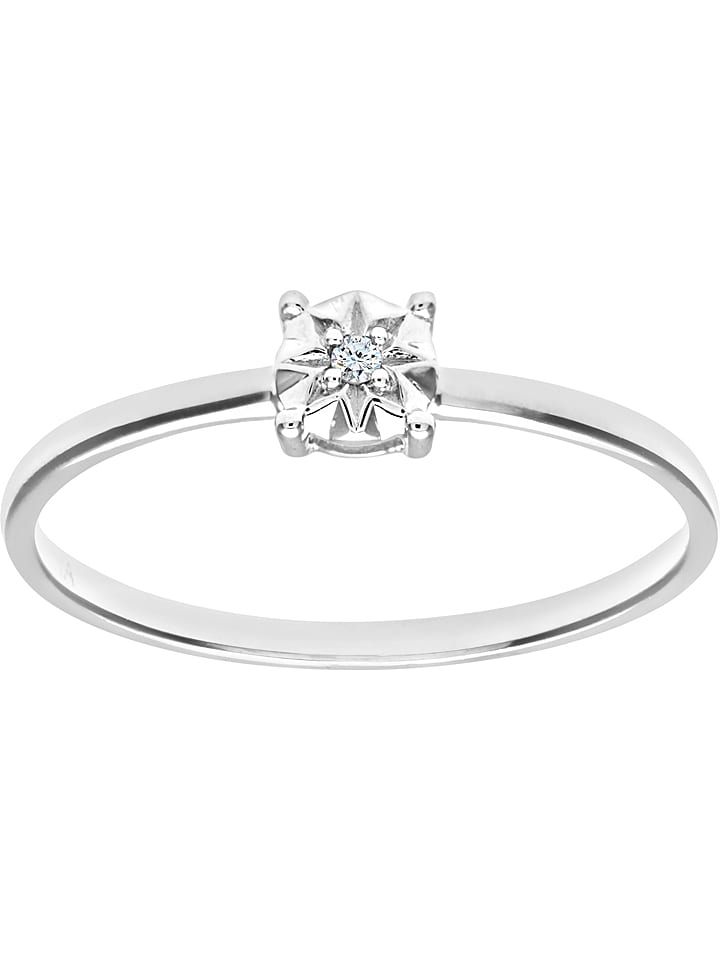 Revoni Złoty pierścionek z diamentem rozmiar: 50