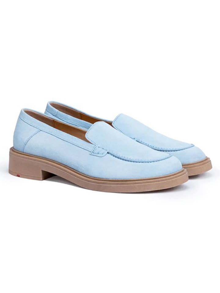 LLOYD Skórzane mokasyny w kolorze błękitnym rozmiar: 38