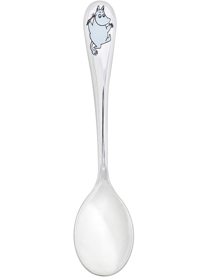 Moomin Łyżka "Moomintroll" w kolorze srebrnym - dł. 16,5 cm rozmiar: onesize