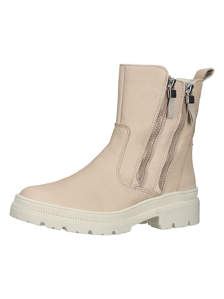 Ara Shoes Skórzane botki w kolorze beżowym rozmiar: 42