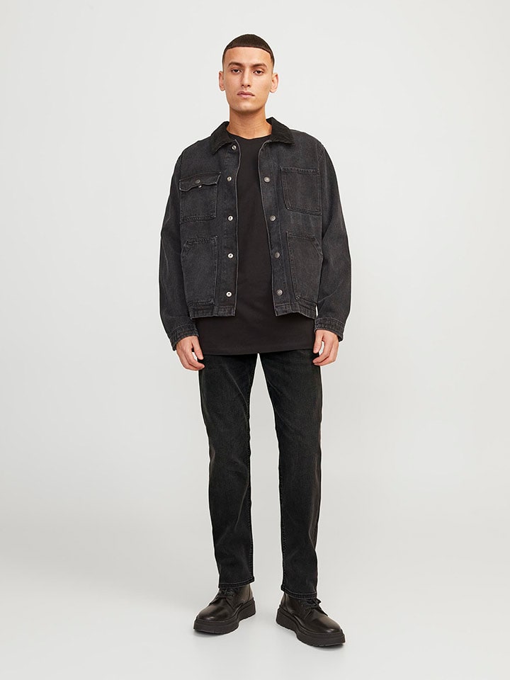 Jack & Jones Dżinsy - Regular fit - w kolorze czarnym rozmiar: W28/L32