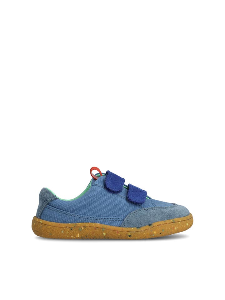 Groundies Skórzane buty "Amsterdam" w kolorze niebieskim do chodzenia na boso rozmiar: 35