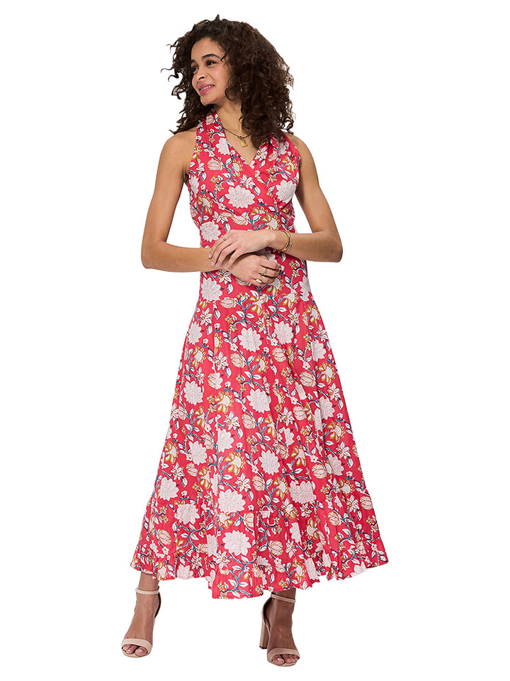 Aller Simplement Sukienka w kolorze różowo-białym rozmiar: 34/36