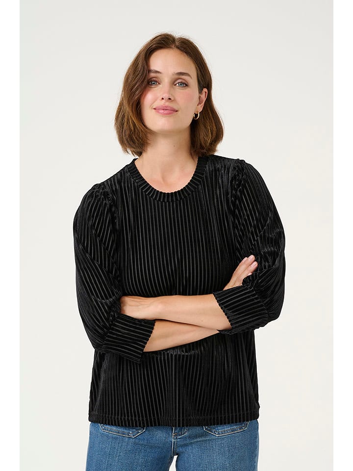 Kaffe Bluzka w kolorze czarnym rozmiar: XXL