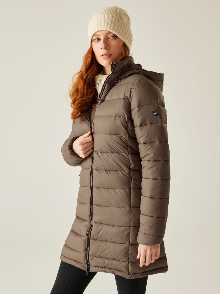 Regatta Płaszcz pikowany "Starler" w kolorze szarobrązowym rozmiar: 40