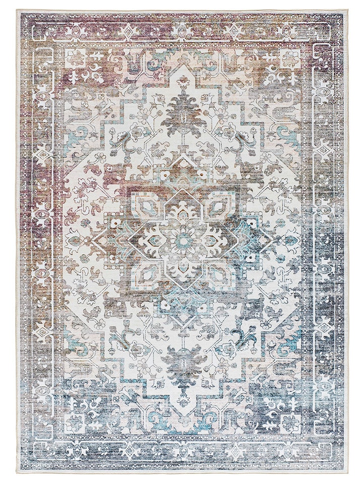 Atticgo Dywan "Class" w kolorze niebiesko-beżowym rozmiar: 80x150 cm