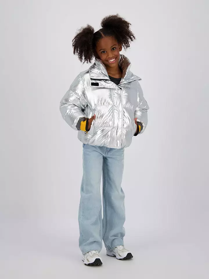 Vingino Kurtka zimowa "Taramy" w kolorze srebrnym rozmiar: 104