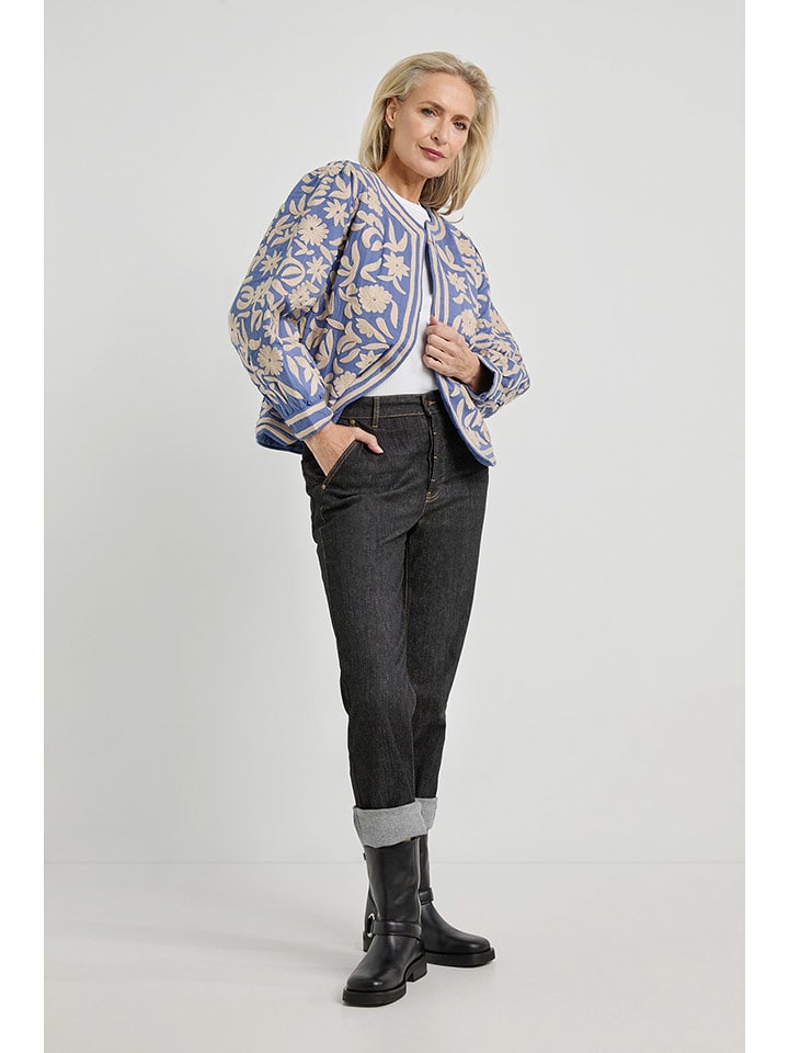 Josephine & Co Kurtka przejściowa "Daaf" w kolorze błękitno-beżowym rozmiar: 40