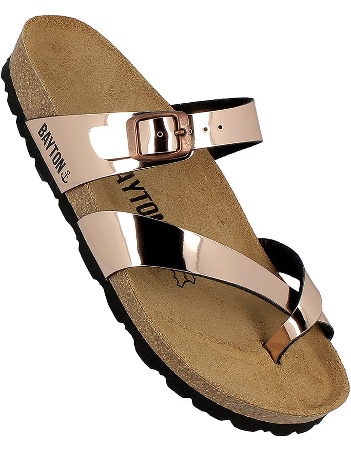 BAYTON Japonki w kolorze różowozłotym rozmiar: 38