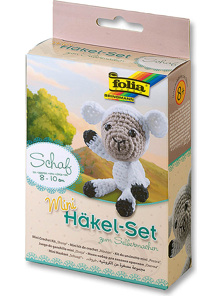 folia PAPER Mini zestaw "Sheep" do szydełkowania - 8+ rozmiar: onesize