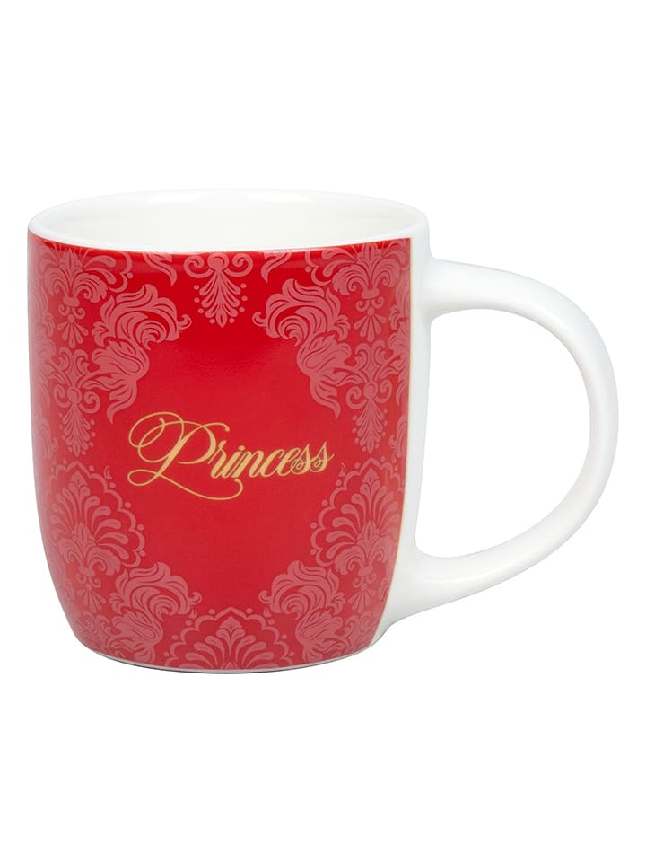 Könitz Kubek "Princess" w kolorze czerwono-białym - 230 ml rozmiar: onesize