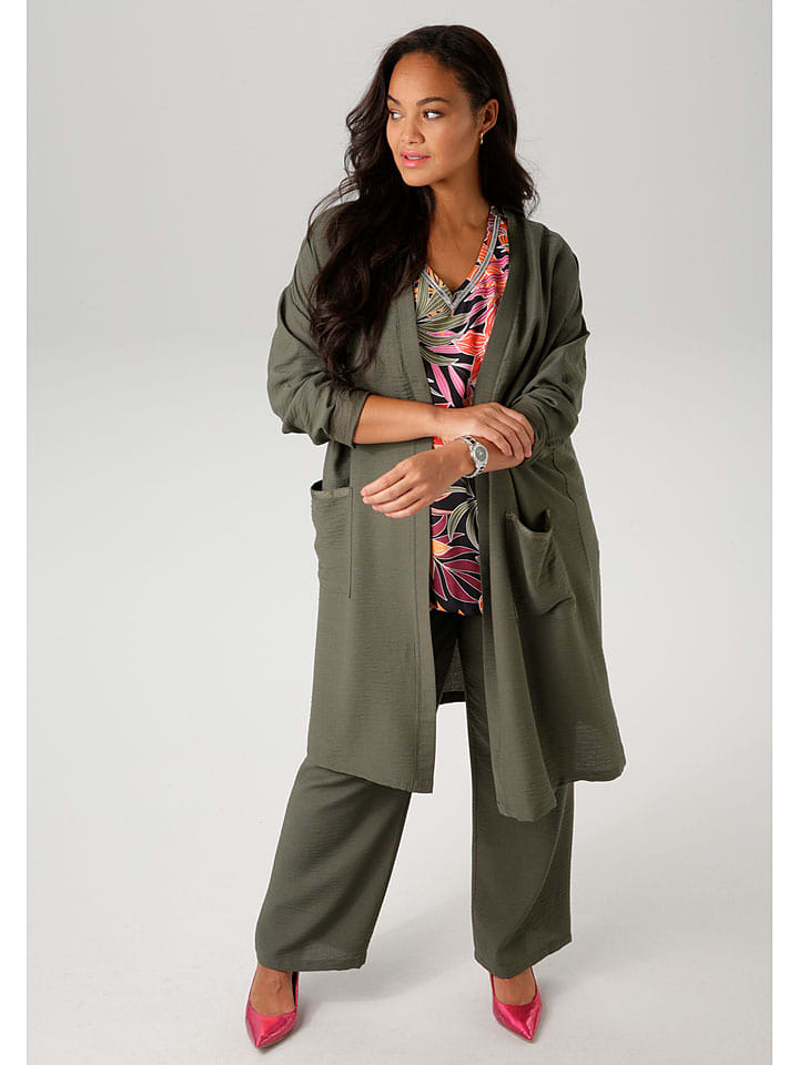 Aniston Kardigan w kolorze khaki rozmiar: 50