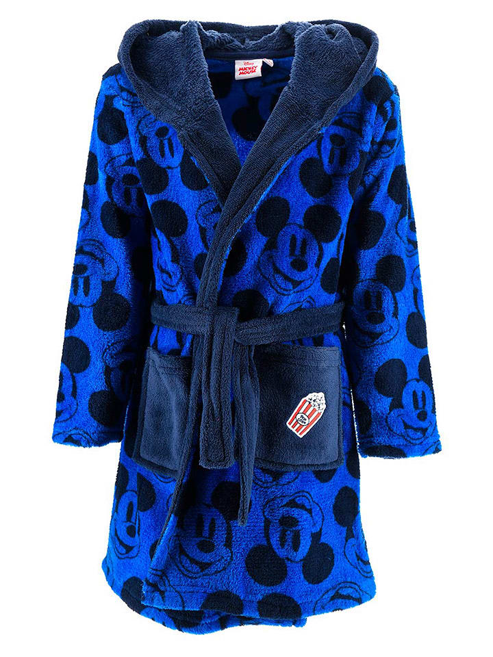 Disney Mickey Mouse Szlafrok "Myszka Miki" w kolorze granatowym rozmiar: 98