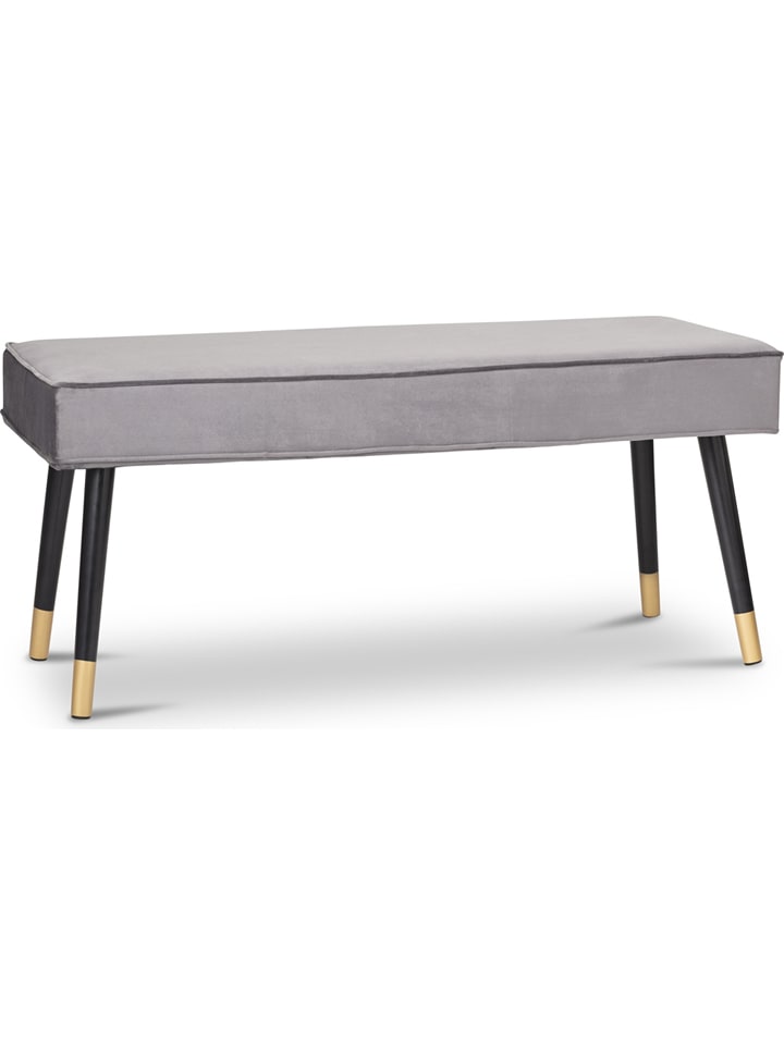 Lifa Living Ławka "Barcelona" w kolorze szarym - 101 x 45 x 42 cm rozmiar: onesize