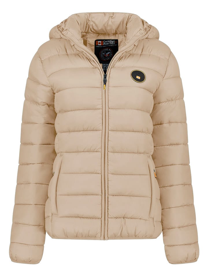Canadian Peak Kurtka pikowana "Atikamapeak" w kolorze beżowym rozmiar: S