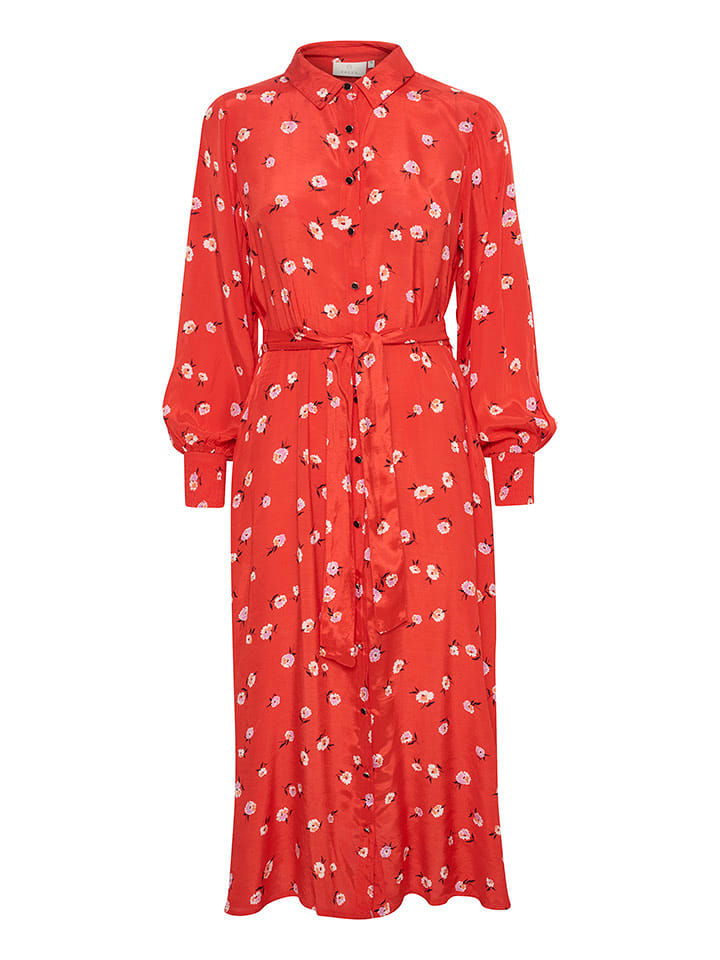 Kaffe Sukienka "Obina" w kolorze czerwonym rozmiar: 34