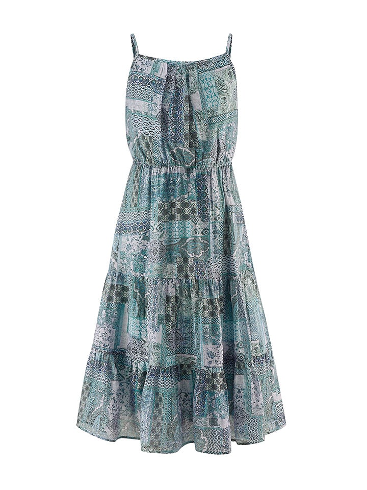 happy girls by Eisend Sukienka w kolorze niebieskim rozmiar: 140