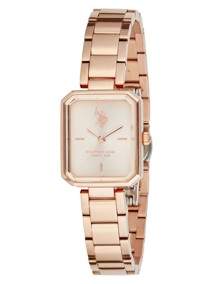 U.S. Polo Assn. Zegarek kwarcowy w kolorze różowozłotym rozmiar: onesize