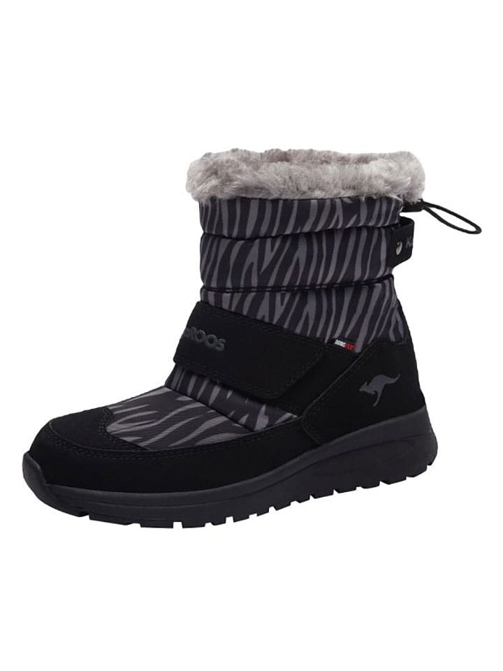 Kangaroos Kozaki zimowe "K-PE Marty RTX" w kolorze czarno-szarym rozmiar: 36